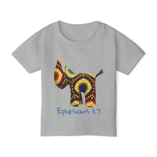 Colorful toy rhino Ephesians 1:7 T-Shirt