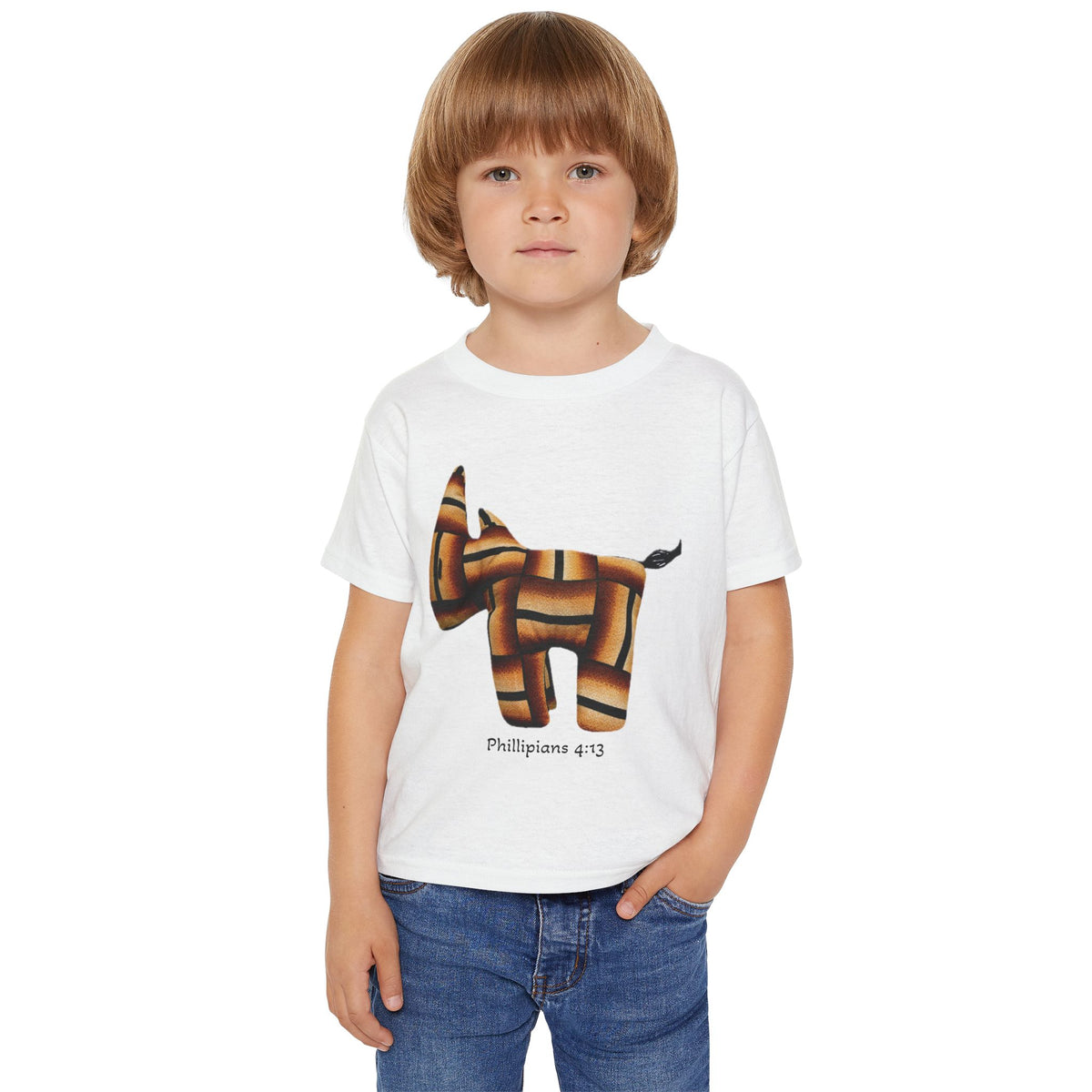 Philippians 4:13 Strength Bible Verse Rhino T-Shirt