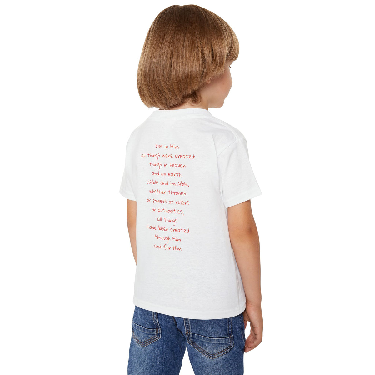 Zebra Jesus Loves Me Graphic Toddler T-Shirt