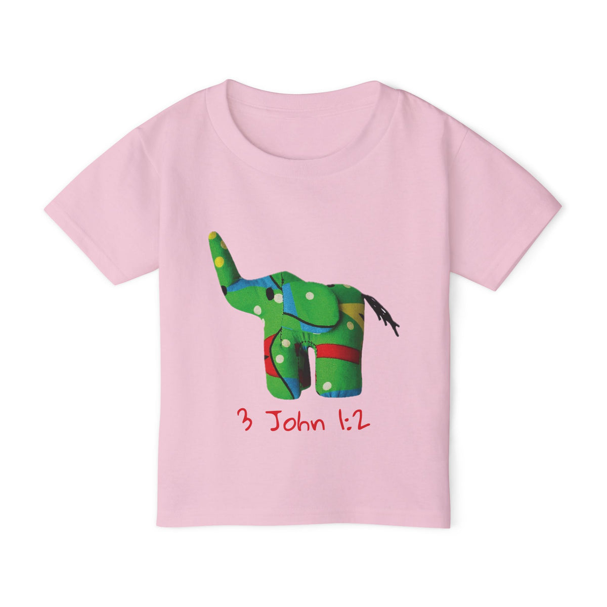 Elephant Bible Verse John 1:2 Toddler T-Shirt