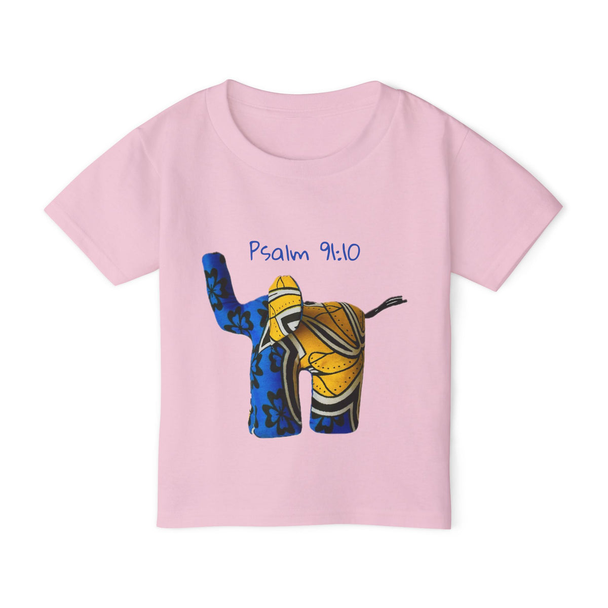 Psalm 9:10 cute Elephant Illustration Toddler T-Shirt