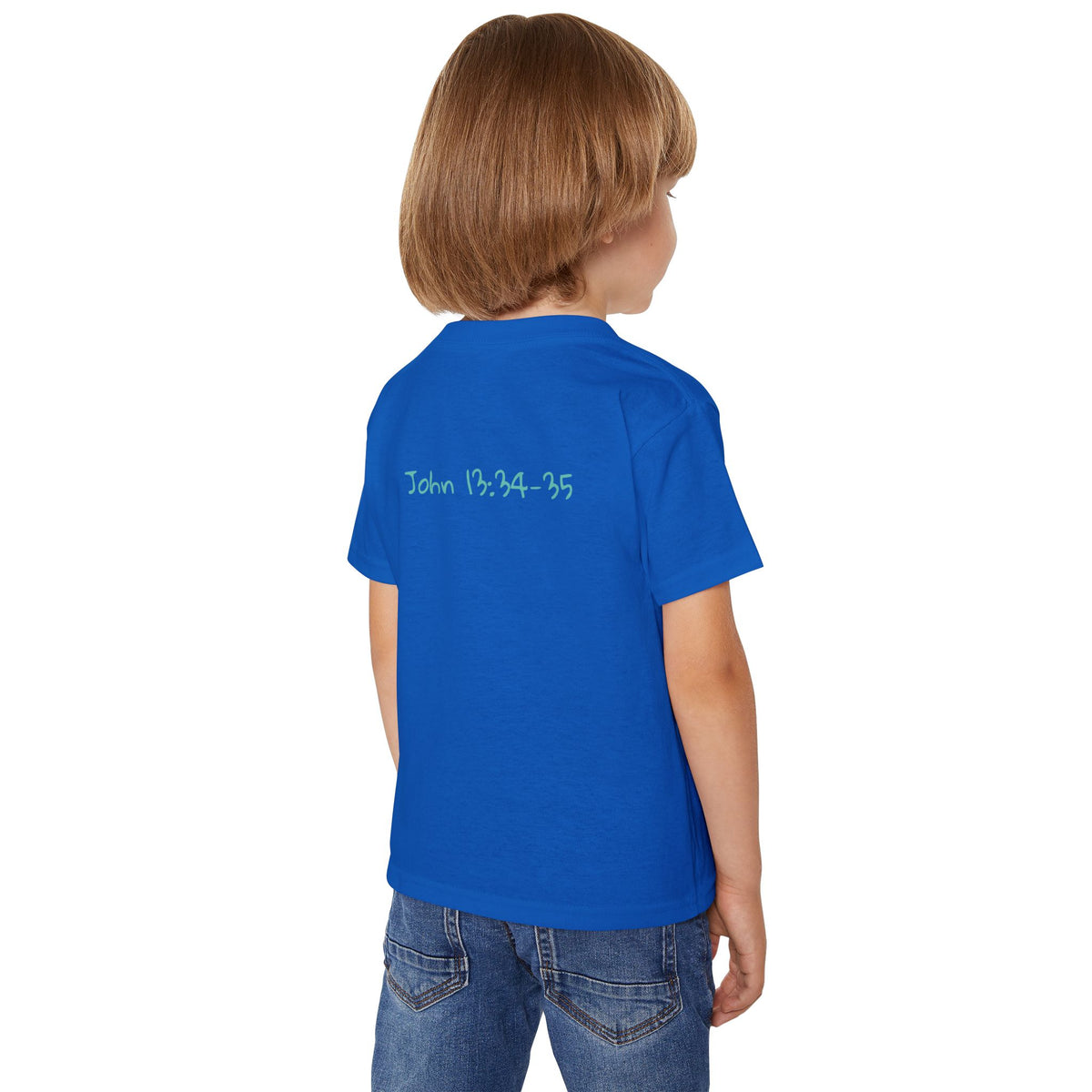 Colorful Giraffe Bible Verse Toddler T-Shirt