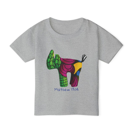 Colorful Rhino Illustration Toddler T-Shirt