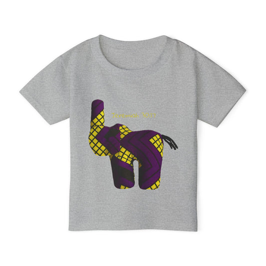Purple Plaid Elephant Jeremiah 29:11 Toddler T-Shirt