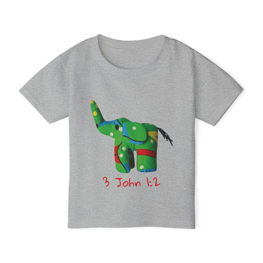 Elephant Bible Verse John 1:2 Toddler T-Shirt