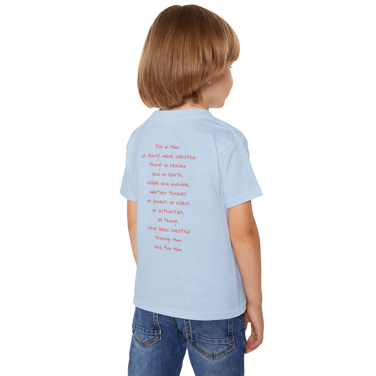 Zebra Jesus Loves Me Graphic Toddler T-Shirt