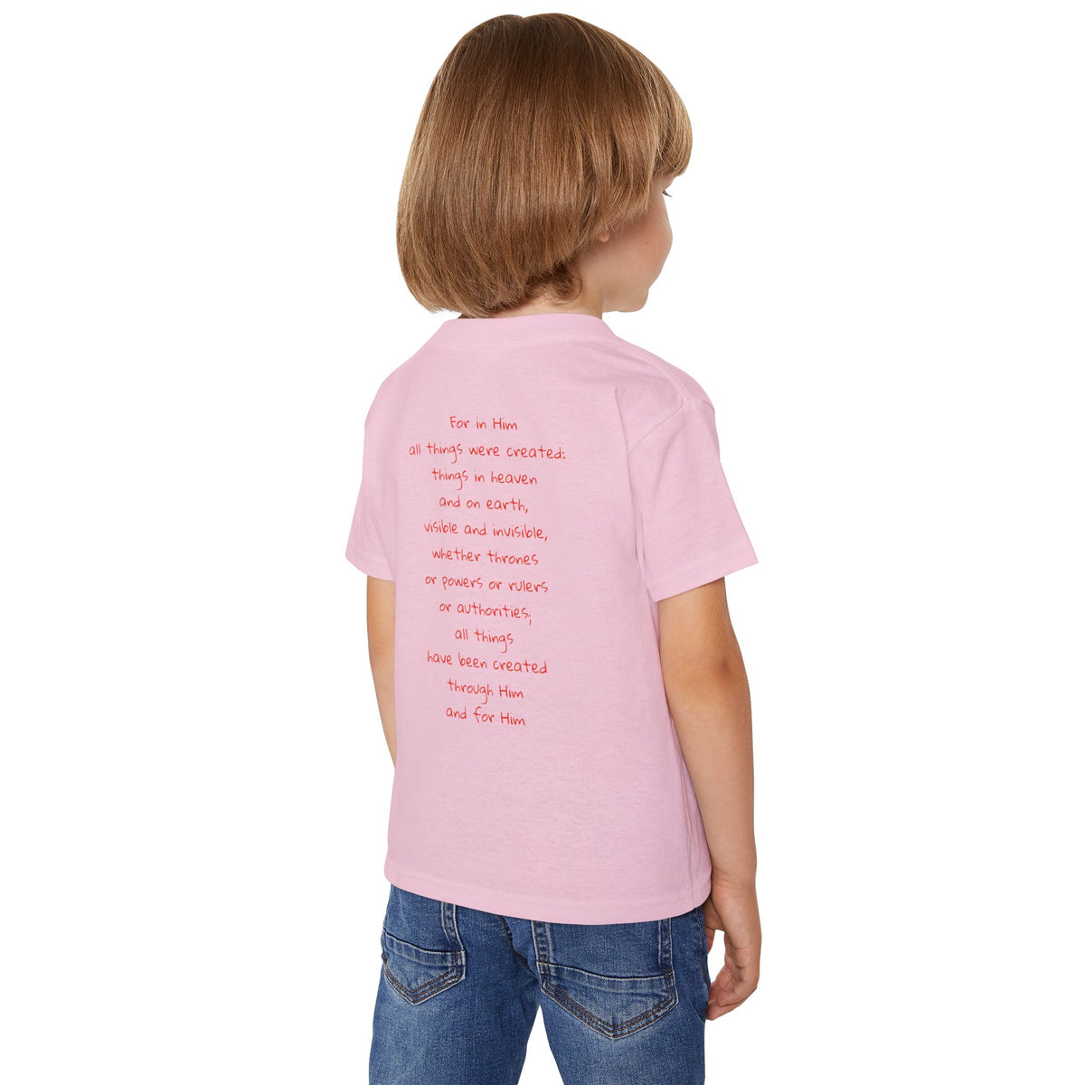Zebra Jesus Loves Me Graphic Toddler T-Shirt