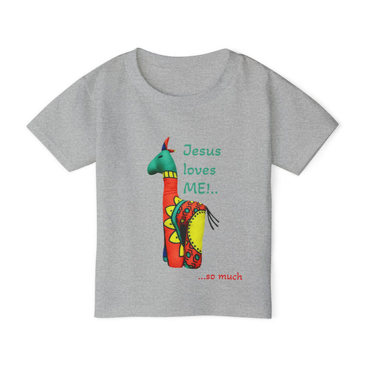 Jesus Loves Me Giraffe John 3:16 Toddler T-Shirt