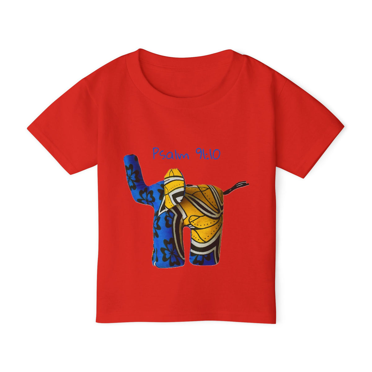 Psalm 9:10 cute Elephant Illustration Toddler T-Shirt