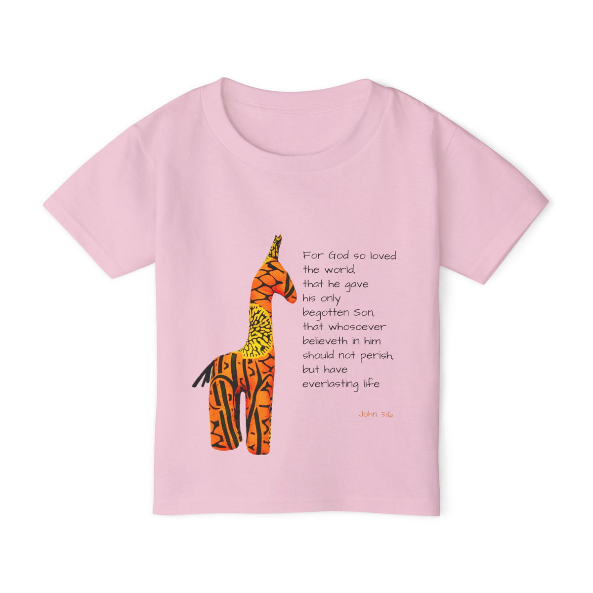 Colorful Giraffe Quote Toddler T-Shirt
