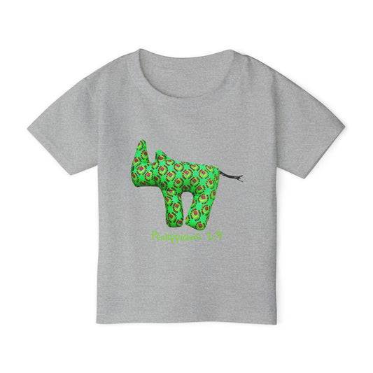 Green Rhino Illustration Toddler T-Shirt