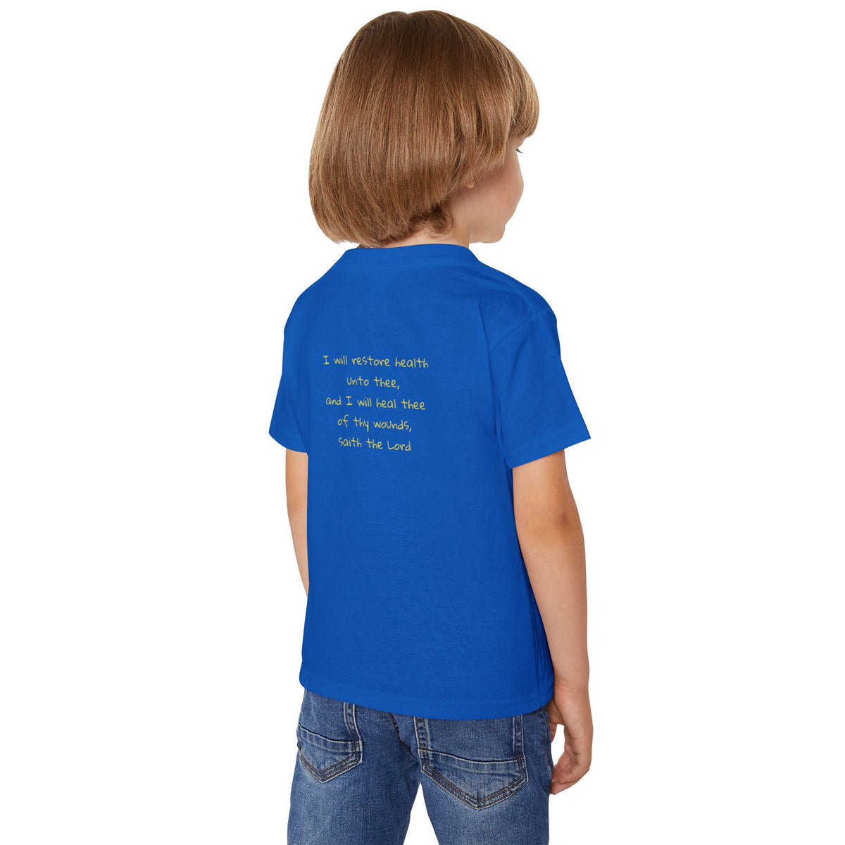 Purple Plaid Elephant Jeremiah 29:11 Toddler T-Shirt