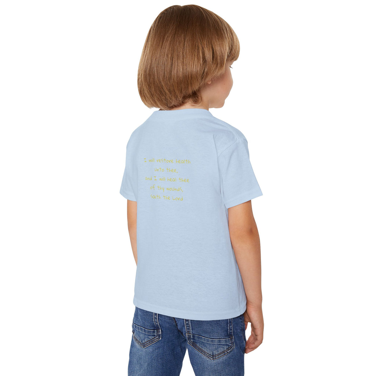 Purple Plaid Elephant Jeremiah 29:11 Toddler T-Shirt