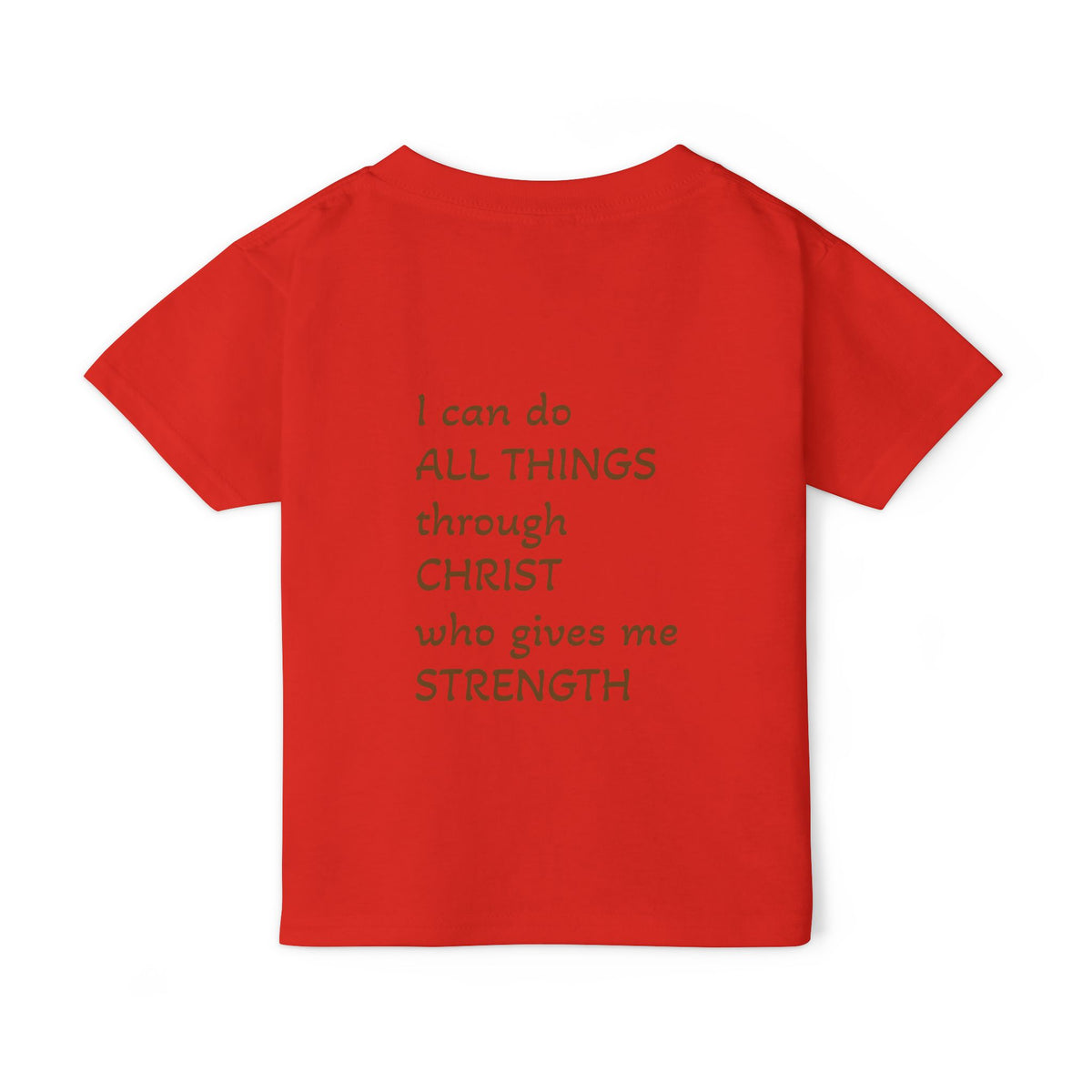 Philippians 4:13 Strength Bible Verse Rhino T-Shirt