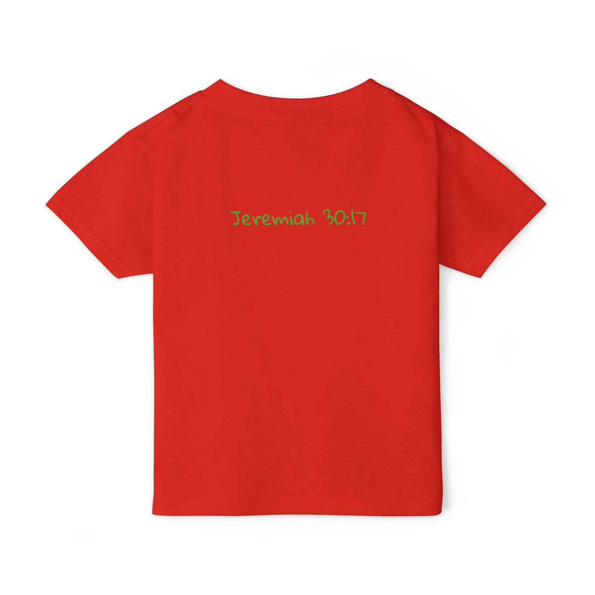 Jeremiah 30:17 Giraffe Scripture Toddler T-Shirt