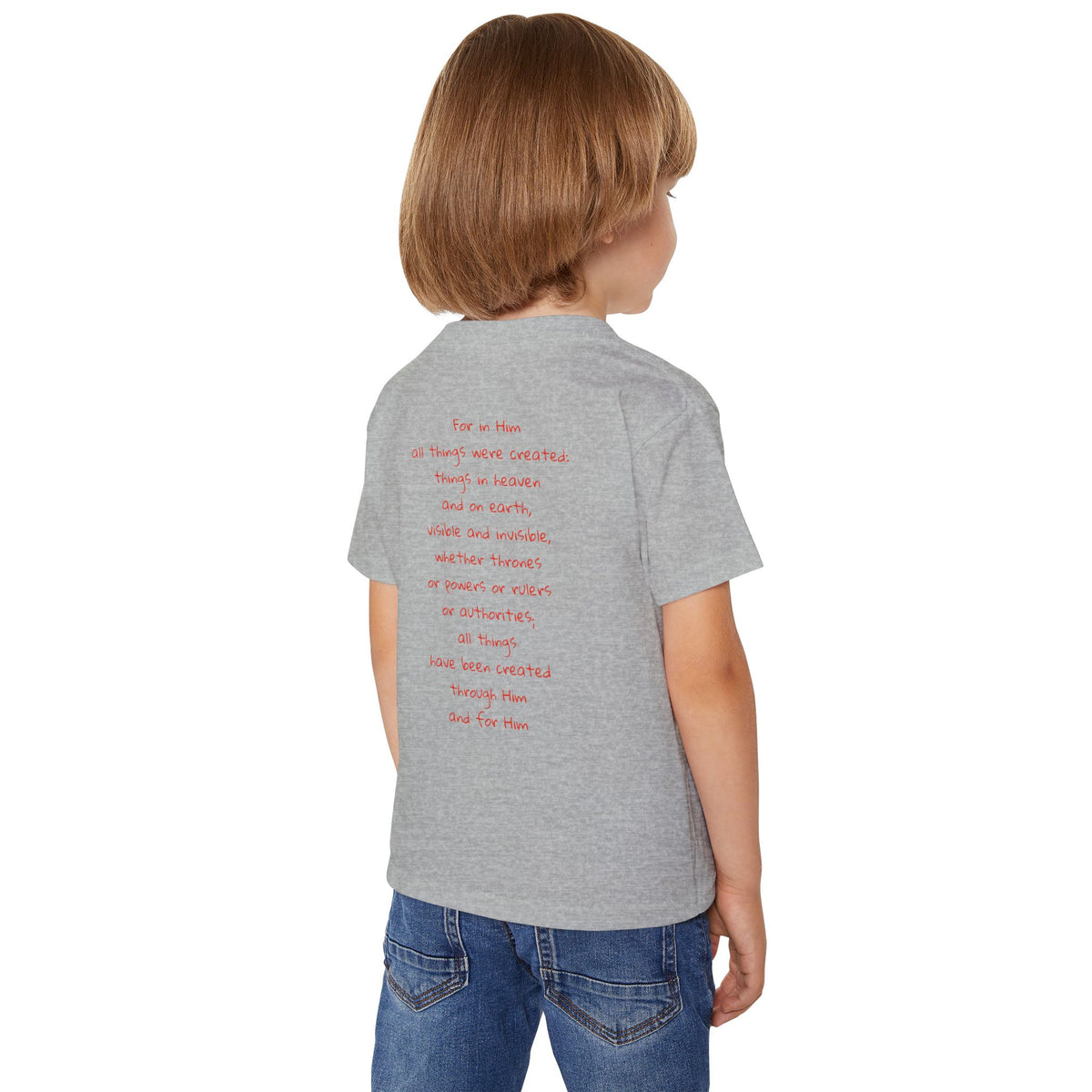Zebra Jesus Loves Me Graphic Toddler T-Shirt
