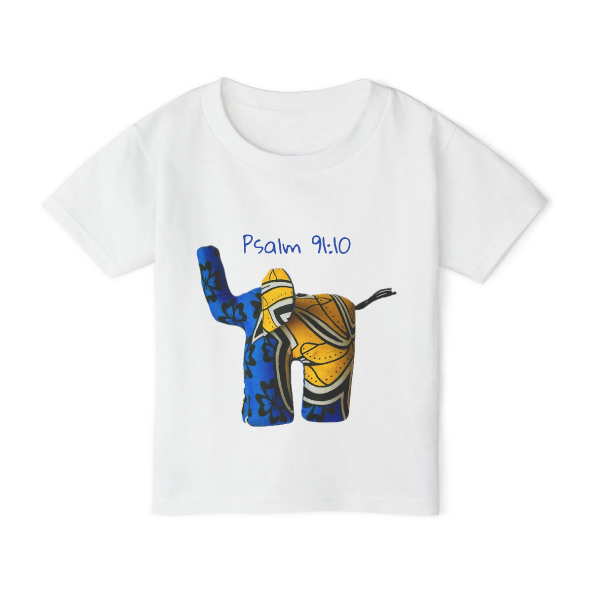 Psalm 9:10 cute Elephant Illustration Toddler T-Shirt