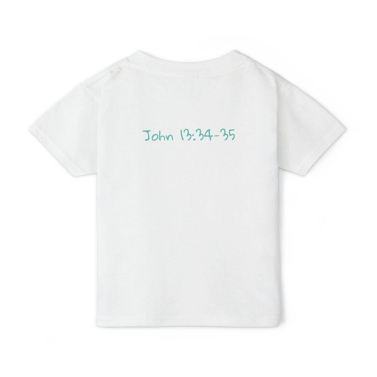 Colorful Giraffe Bible Verse Toddler T-Shirt