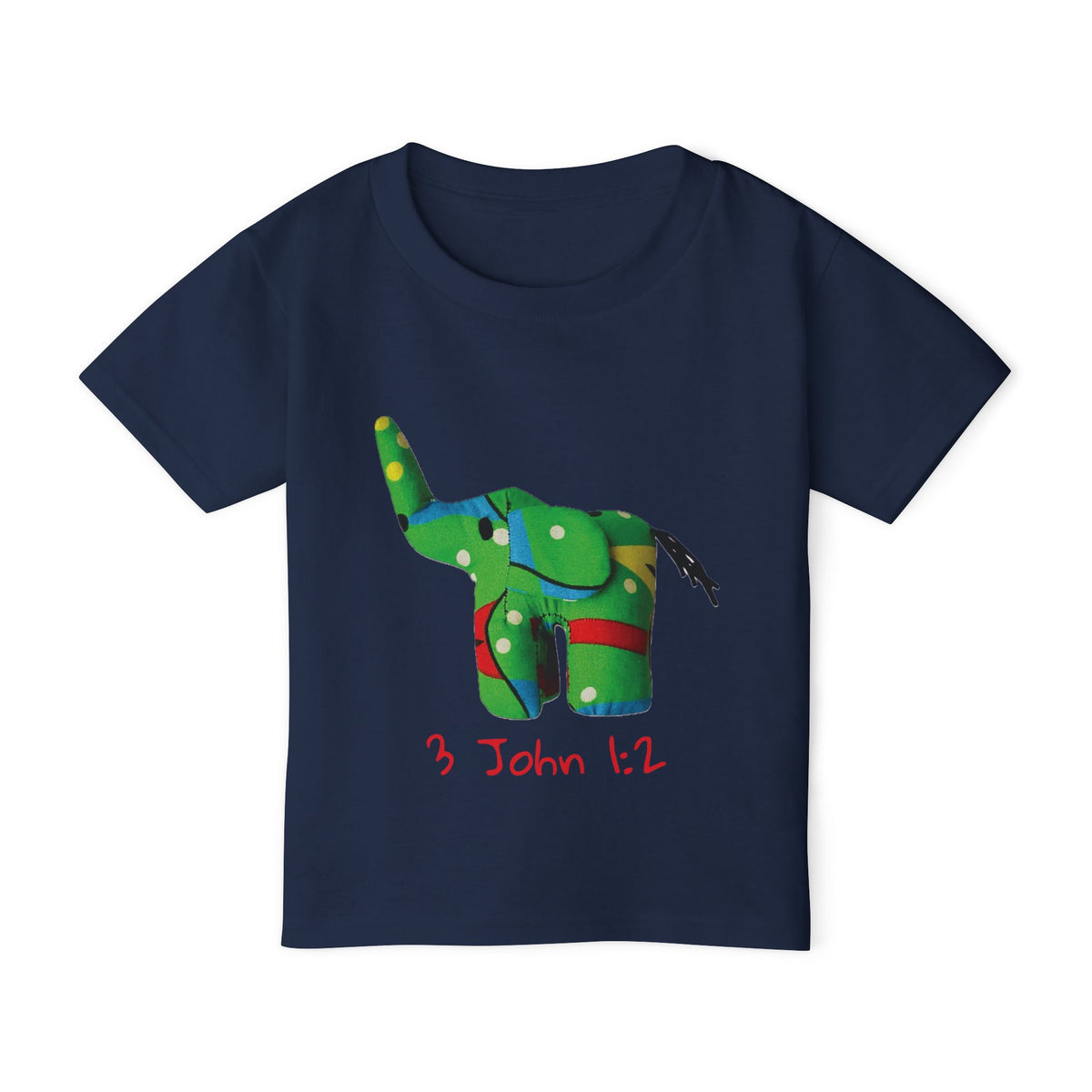 Elephant Bible Verse John 1:2 Toddler T-Shirt