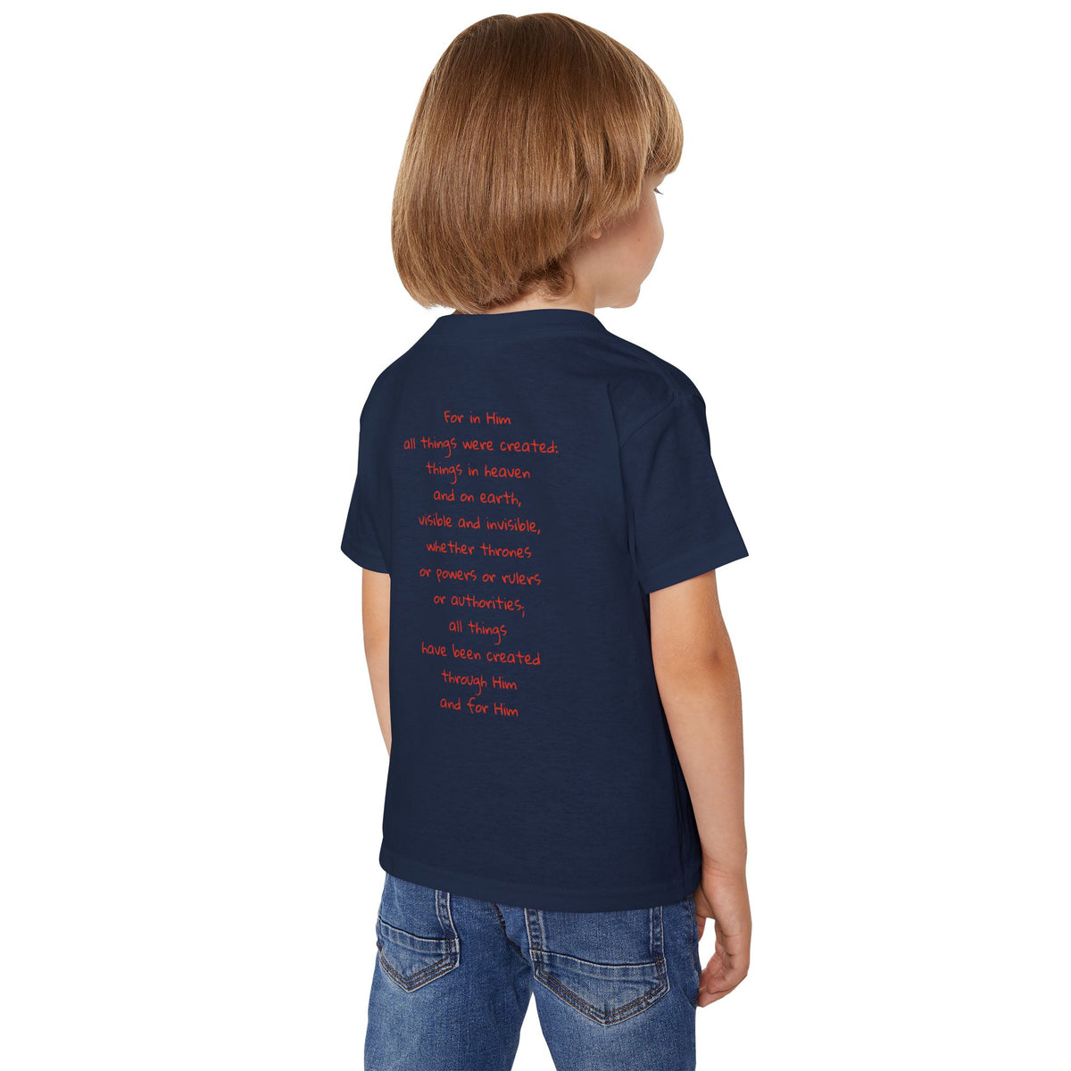 Zebra Jesus Loves Me Graphic Toddler T-Shirt