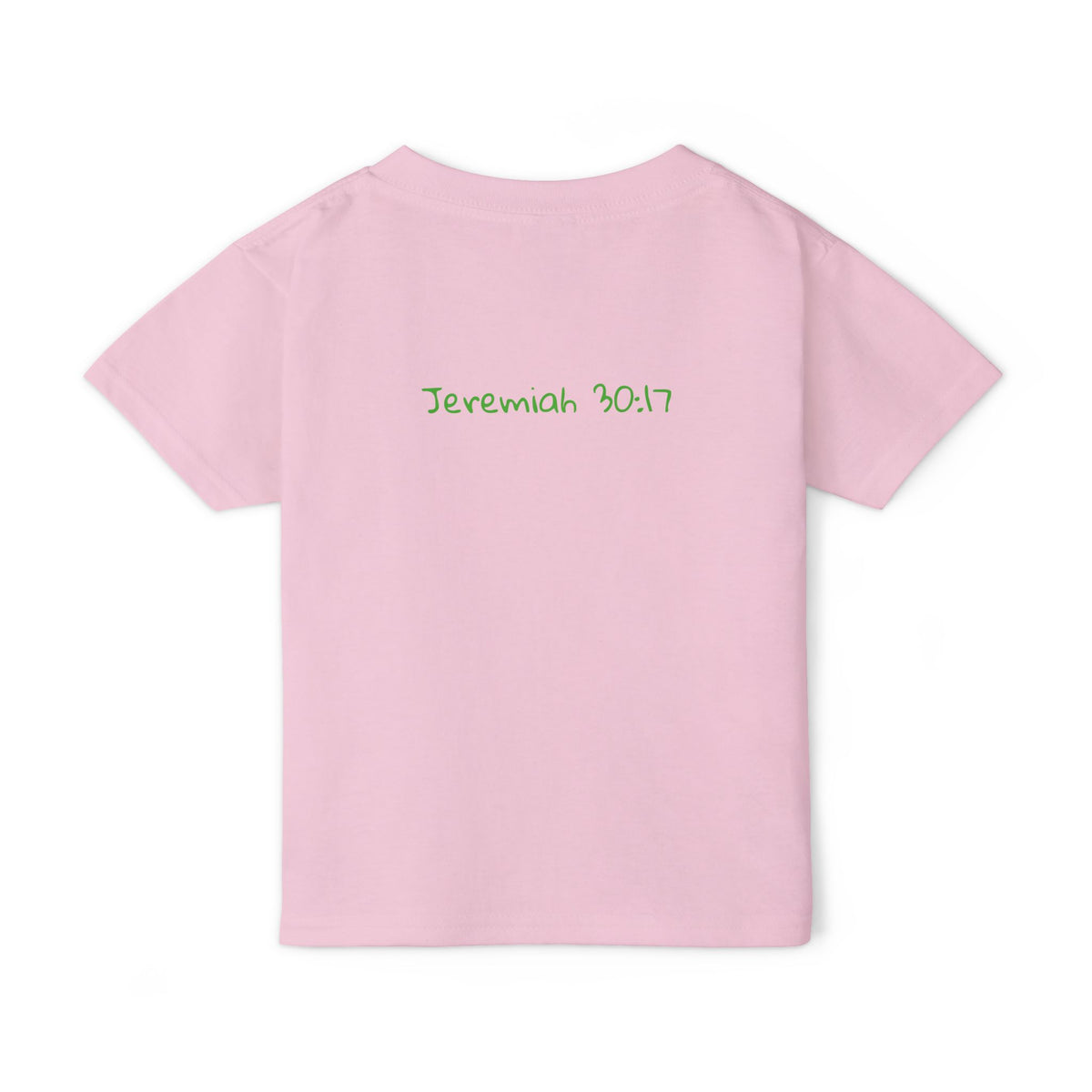 Jeremiah 30:17 Giraffe Scripture Toddler T-Shirt