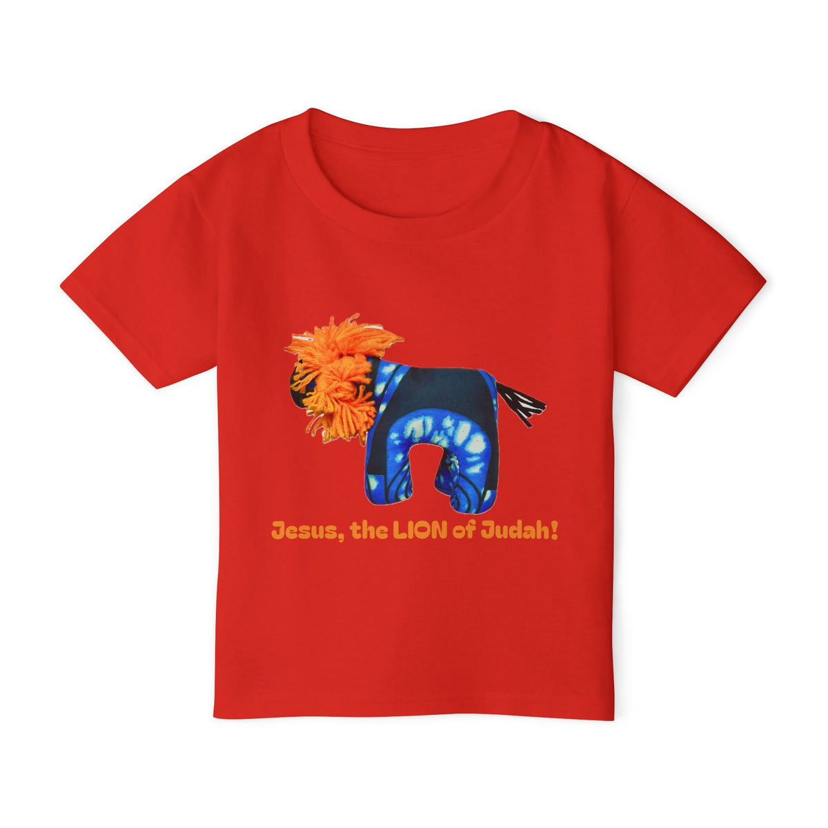 Jesus Lion of Judah Toddler T-Shirt, Christian Lion Design