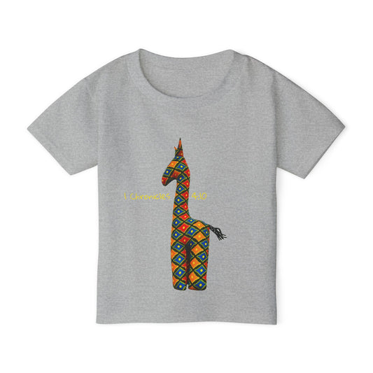 Colorful Giraffe Graphic Toddler T-Shirt