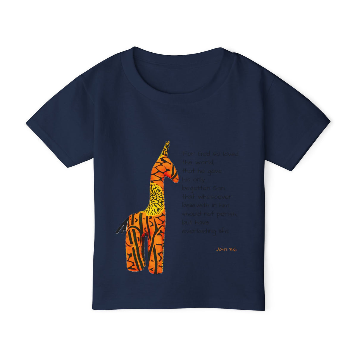 Colorful Giraffe Quote Toddler T-Shirt