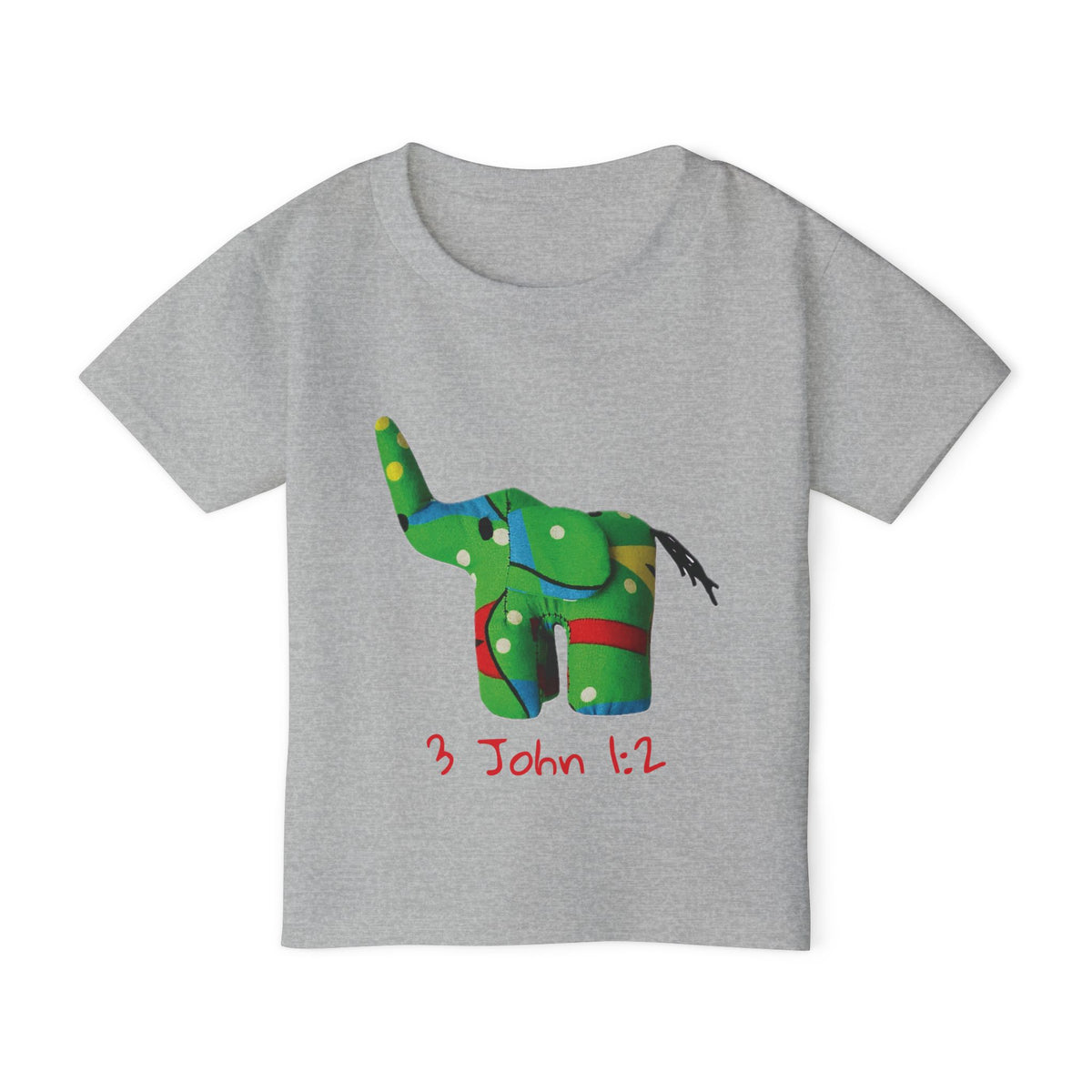 Elephant Bible Verse John 1:2 Toddler T-Shirt