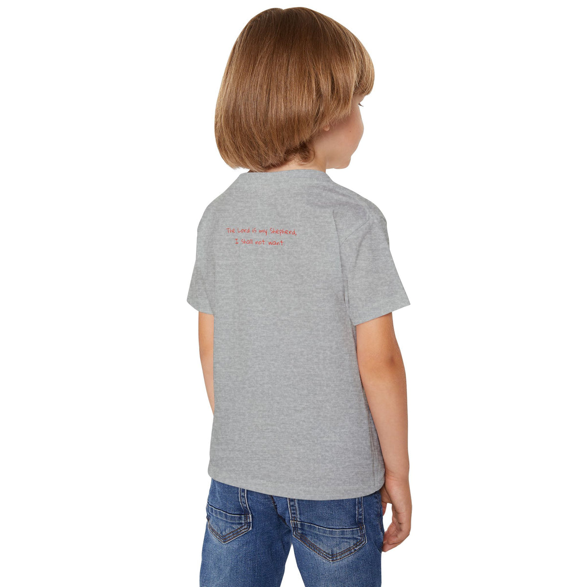Colorful Giraffe Psalm 23:4 Toddler T-Shirt