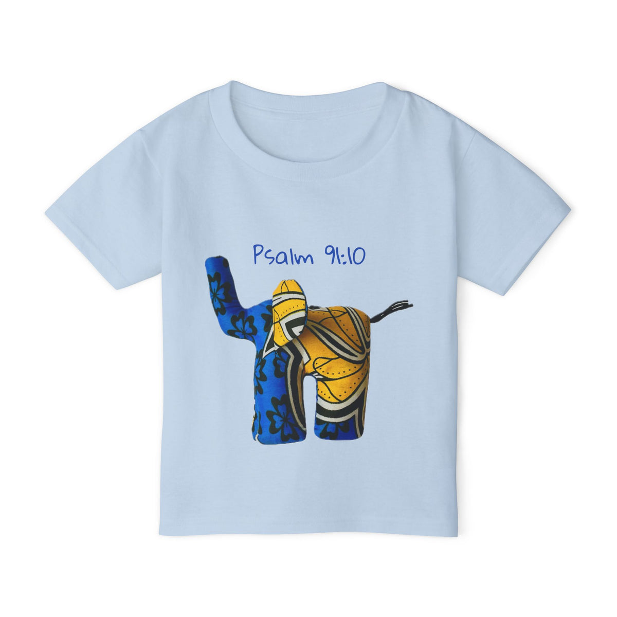 Psalm 9:10 cute Elephant Illustration Toddler T-Shirt