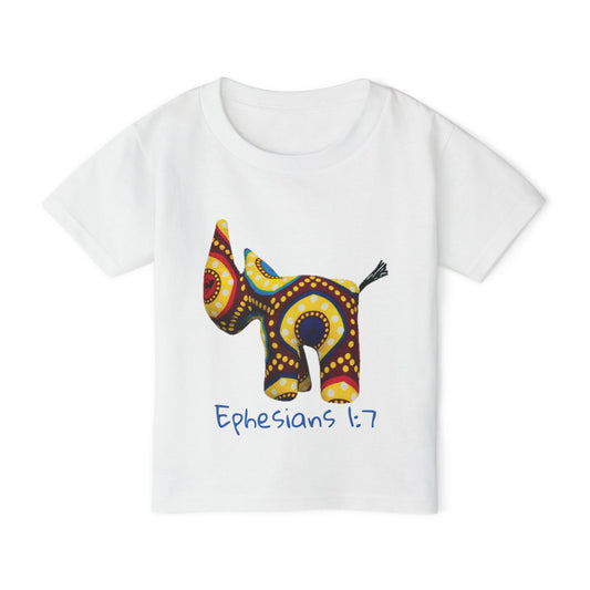 Colorful toy rhino Ephesians 1:7 T-Shirt