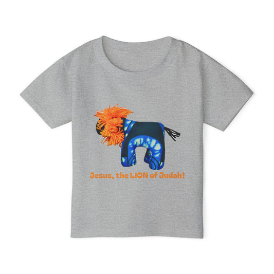 Jesus Lion of Judah Toddler T-Shirt, Christian Lion Design