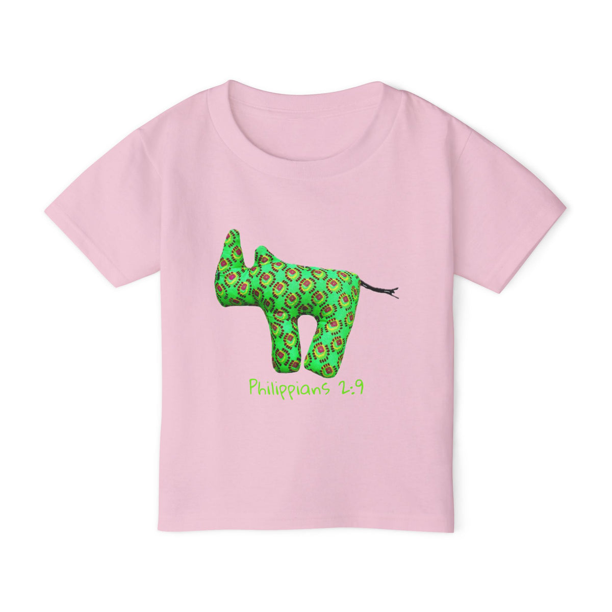 Green Rhino Illustration Toddler T-Shirt