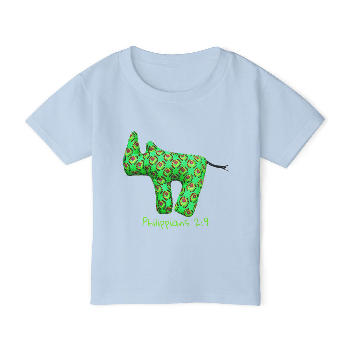 Green Rhino Illustration Toddler T-Shirt