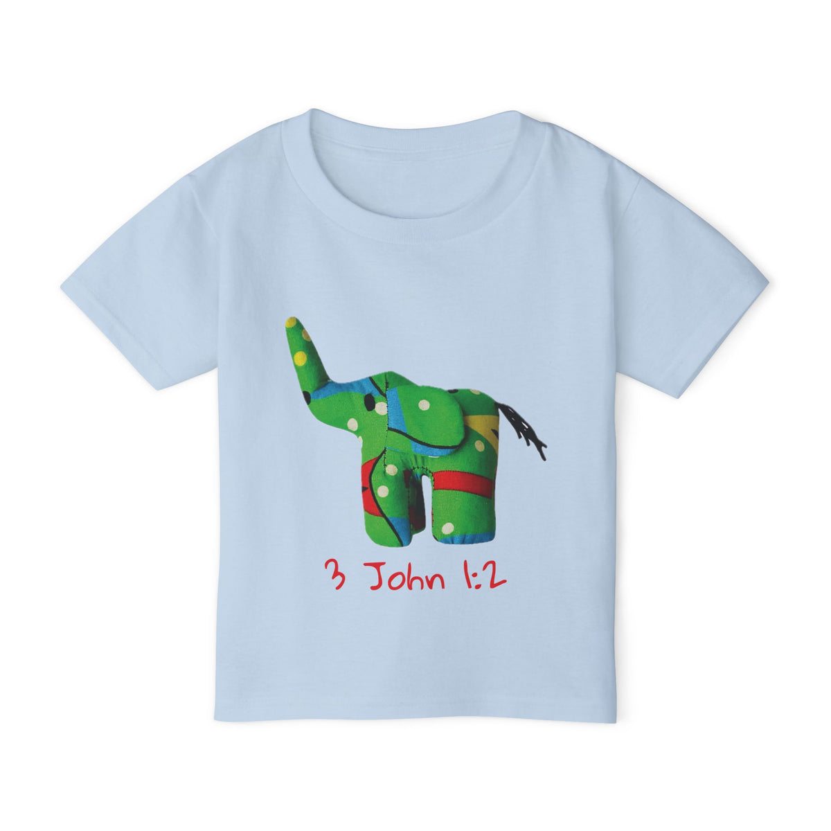 Elephant Bible Verse John 1:2 Toddler T-Shirt
