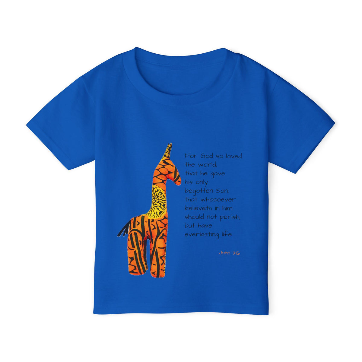 Colorful Giraffe Quote Toddler T-Shirt