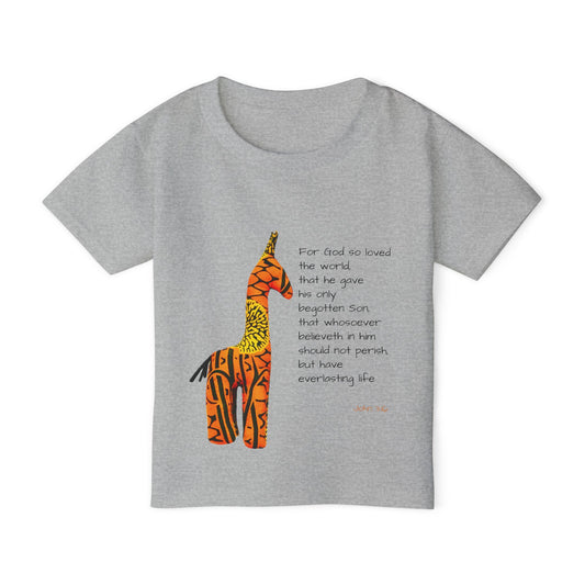 Colorful Giraffe Quote Toddler T-Shirt