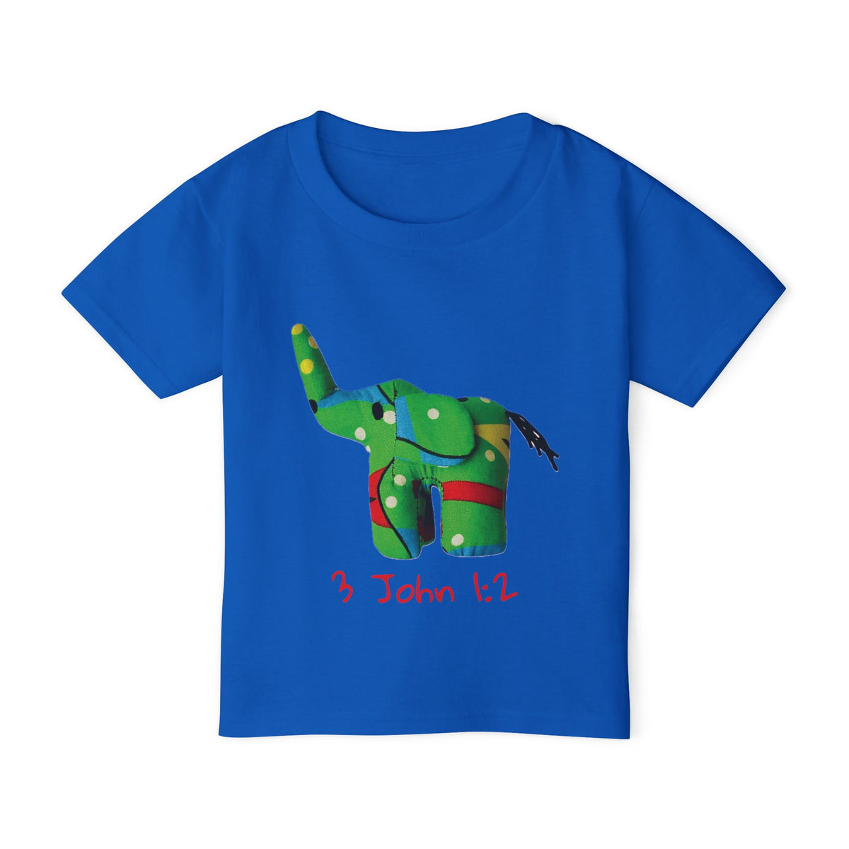 Elephant Bible Verse John 1:2 Toddler T-Shirt