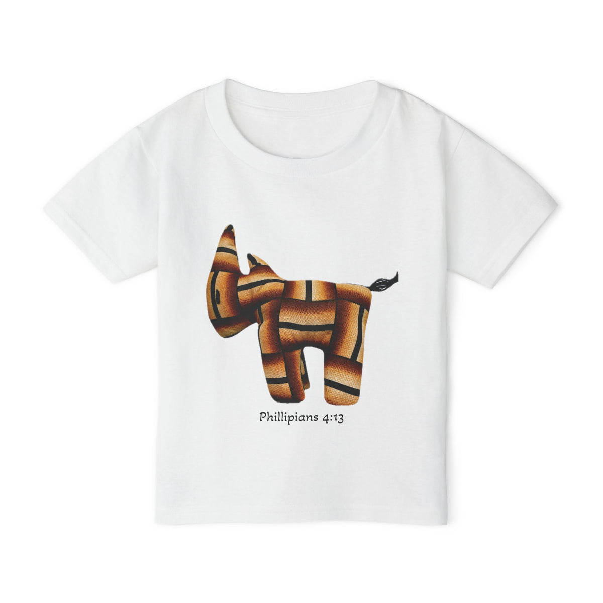 Philippians 4:13 Strength Bible Verse Rhino T-Shirt