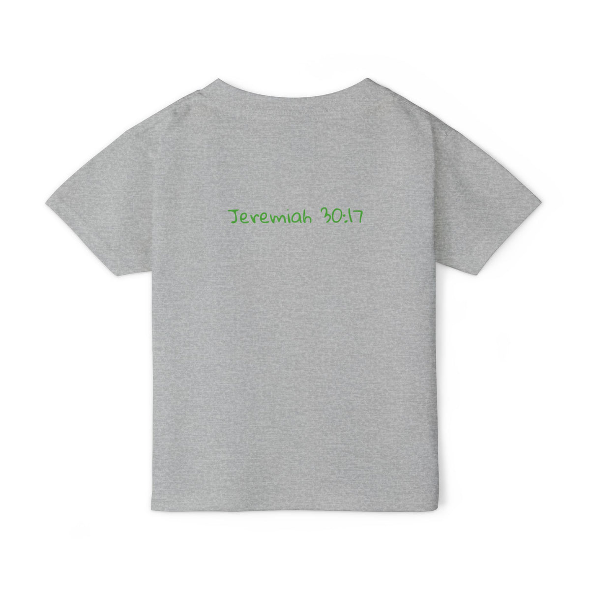 Jeremiah 30:17 Giraffe Scripture Toddler T-Shirt