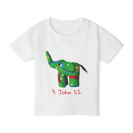 Elephant Bible Verse John 1:2 Toddler T-Shirt