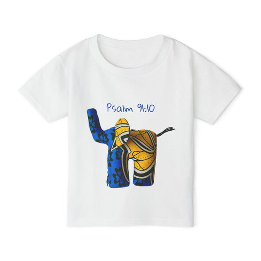 Psalm 9:10 cute Elephant Illustration Toddler T-Shirt