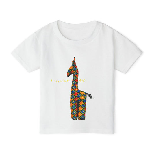 Colorful Giraffe Graphic Toddler T-Shirt