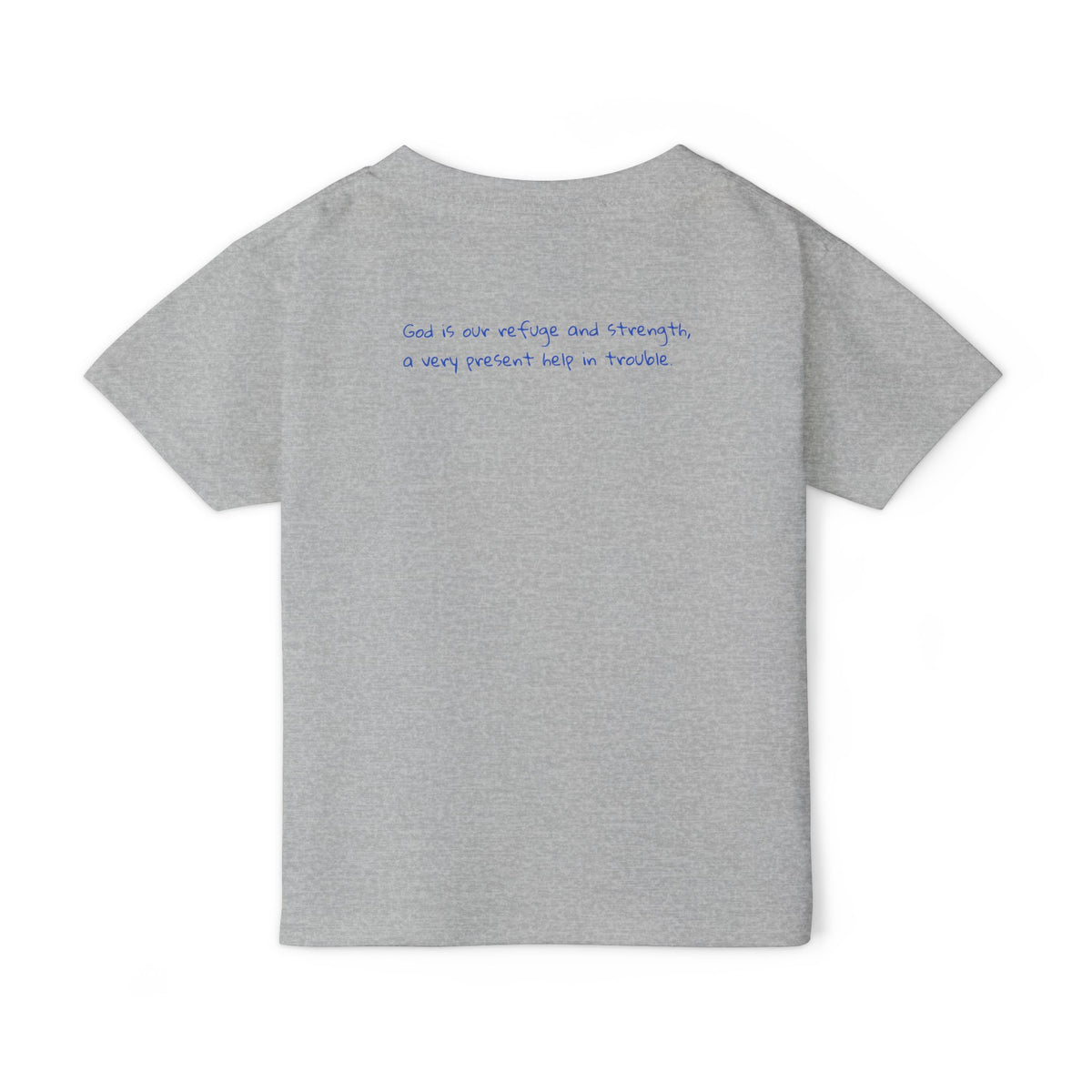 Psalm 46:1 Colorful Rhino Toddler T-Shirt