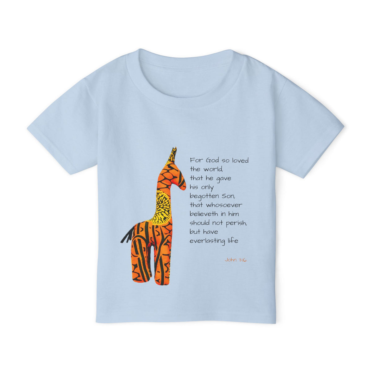 Colorful Giraffe Quote Toddler T-Shirt
