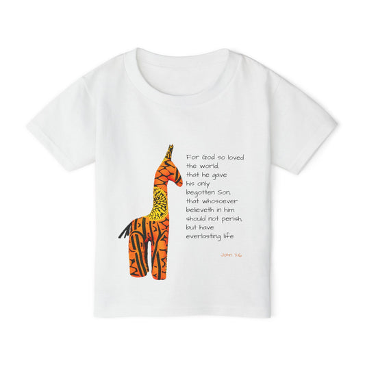 Colorful Giraffe Quote Toddler T-Shirt