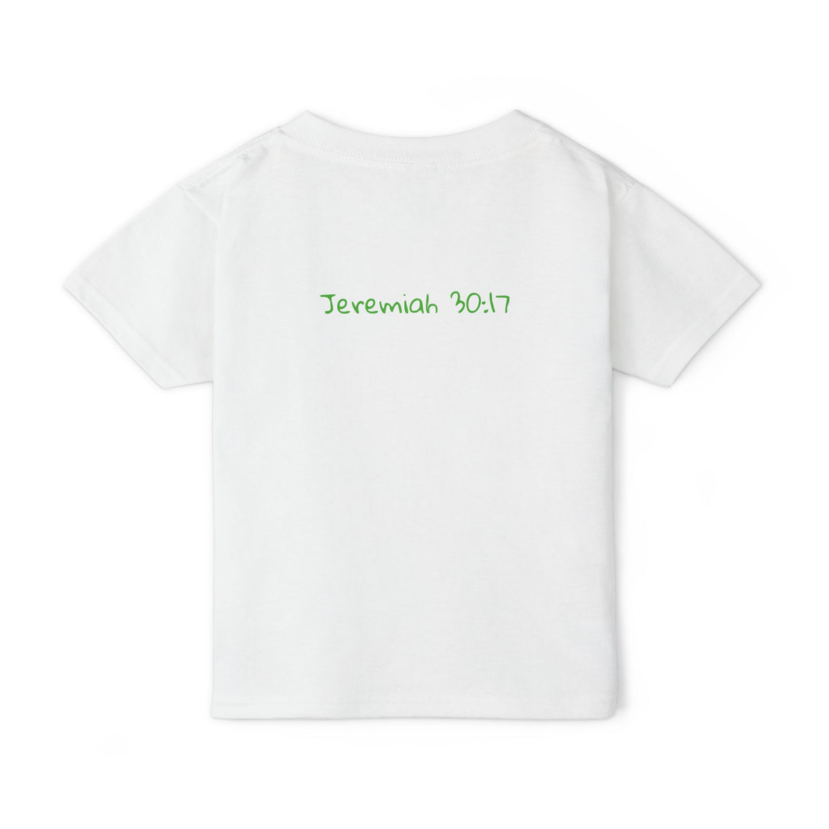 Jeremiah 30:17 Giraffe Scripture Toddler T-Shirt
